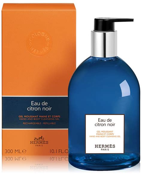 hermes hand sanitiser|Eau de citron noir Hand and body cleansing gel.